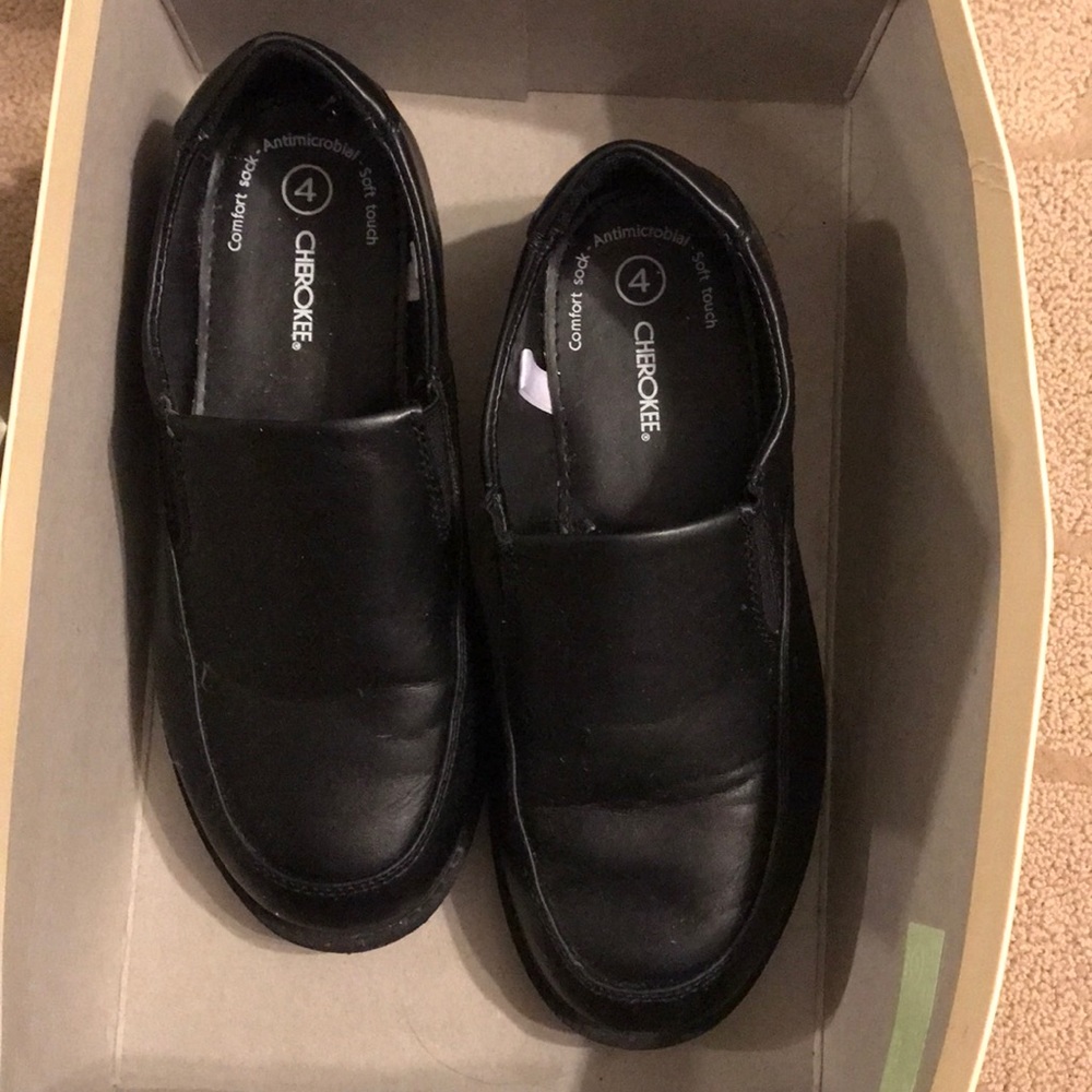 black shoes